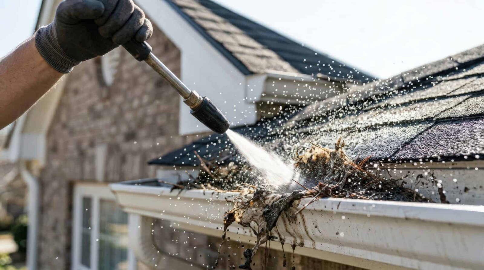 Gutter Cleaning & Flushing